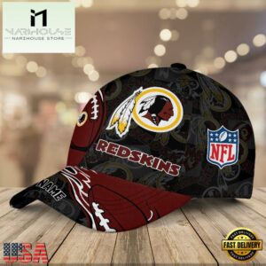 Custom Name NFL Washington Redskin Classic Cap For Fans