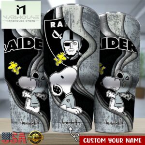 Custom Name Oakland Raiders NFLSport Team Tumbler