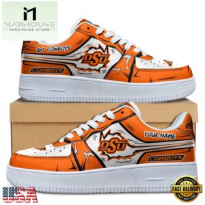 Custom Name Oklahoma State Cowboys Air Force 1 Shoes