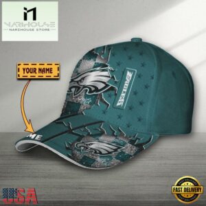 Custom Name Philadelphia Eagles Classic Baseball Cap