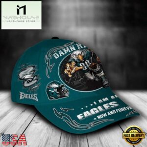 Custom Name Philadelphia Eagles NFL Mascot Damn Right Football Team Baseball Cap