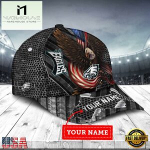 Custom Name Philadelphia Eagles NFL Team Classic Baseball Cap