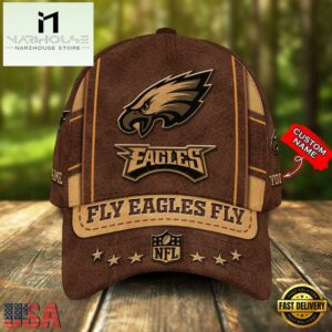 Custom Name Philadelphia Eagles Nfl Team Sport Baseball Cap