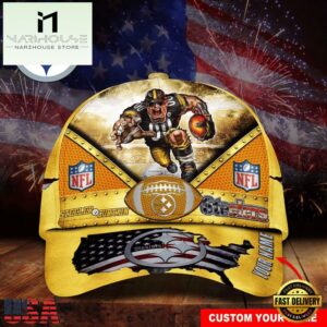 Custom Name Pittsburgh Steelers NFL Super Bowl LIX Baseball Cap