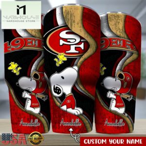 Custom Name San Francisco 49ers NFLSport Team Tumbler
