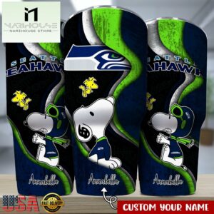 Custom Name Seattle Seahawks NFLSport Team Tumbler