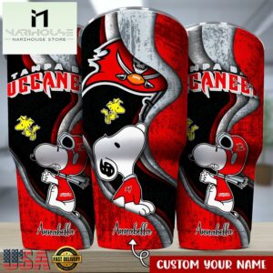 Custom Name Tampa Bay Buccaneers NFLSport Team Tumbler