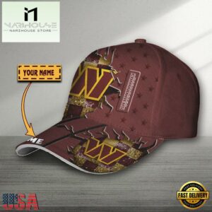 Custom Name Washington Commanders Classic Baseball Cap