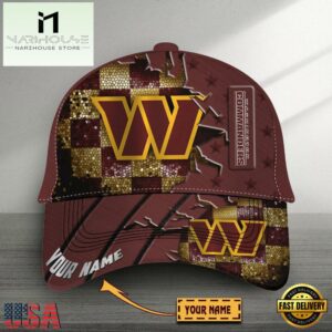 Custom Name Washington Commanders Classic Baseball Cap