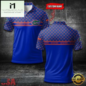 Custom NCAA Florida Gators Team Logo Pattern Polo Shirt