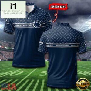 Custom NCAA Penn State Nittany Lions Team Logo Pattern Polo Shirt