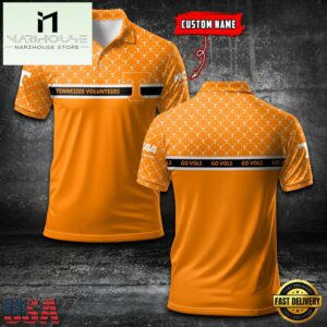 Custom NCAA Tennessee Volunteers Team Logo Pattern Polo Shirt