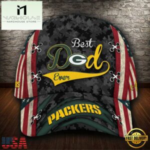 Custom NFL Green Bay Packers Best Dad Ever All Over Print 3D Classic Cap