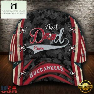 Custom NFL Tampa Bay Buccaneers Best Dad Ever All Over Print 3D Classic Cap