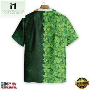 Customize Name Irish Saint Patrick Day 3D All Over Printed Hawaii Shirt