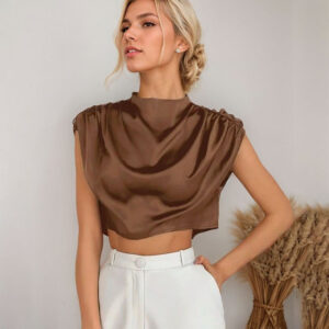 Alternative view of Elegant Women's Short Top Short Sleeve