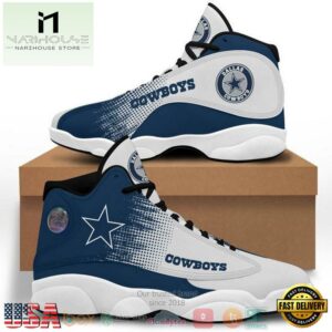 Dallas Cowboys Football NFL Logo Air Jordan 13 Shoes - Gift For Fans
