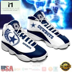 Dallas Cowboys Football Team NFL Air Jordan 13 Shoes - Gift For Fans