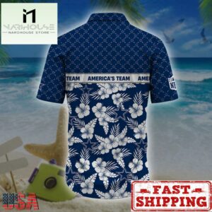 NFL Dallas Cowboys Palm Leaves Hawaiian Shirt , Vintage Hawaiian Shirts 5 Dallas Cowboys NFL Palm Leaves Hawaiian Shirt