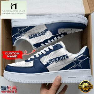 Dallas Cowboys NFL Personalized Air Force 1 Shoes