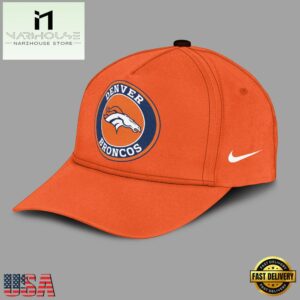 Denver Broncos Big Logo Team Orange Baseball Cap