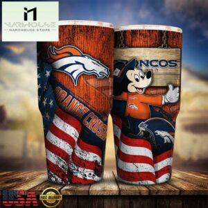 Denver Broncos NFL Mickey Mouse Disney Tumbler