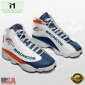 Denver Broncos NFL Ver 3 Air Jordan 13 Sneaker - Gift For Fans