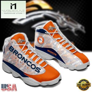 Denver Broncos NFL Ver 6 Air Jordan 13 Sneaker - Gift For Fans