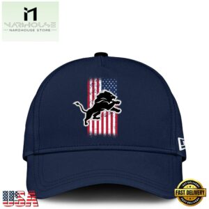 Detroit Lions Happy 4th of July Baseball Cap