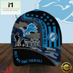 Detroit Lions Memorial Day NFL Team Baseball Cap