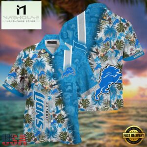 Detroit Lions NFL Football Summer Hawaiian Shirt
