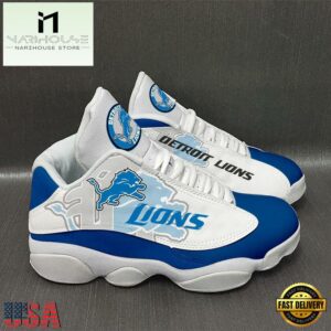 Detroit Lions NFL Ver 1 Air Jordan 13 Sneaker - Gift For Fans