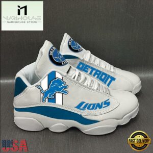 Detroit Lions NFL Ver 2 Air Jordan 13 Sneaker - Gift For Fans