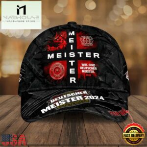 NHL Deutscher Meister 2025 Bayer Leverkusen Personalized Classic Cap , Baseball Caps 5 Deutscher Meister 2025 Bayer Leverkusen Personalized Classic Cap