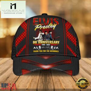 Elvis Presley King of Rock and Roll, Elvis Presley 90th Anniversary,Elvis Presley Classic Cap