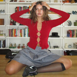 Girl Slim Fit Slimming And Short Navel Bottoming Shirt