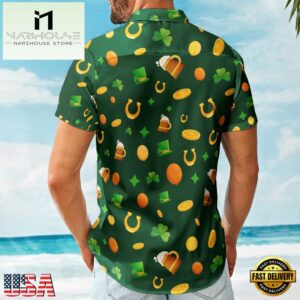 Funny Happy St Patrick'S Day Custom Photo Hawaiian Shirts