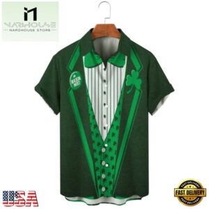 Gold Golden Irish St. Patrick'S Day 3D Hawaiian Shirt