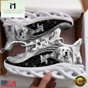 Golden Retriever Sketch Max Soul Shoes For Men Women Dog Shoes Running