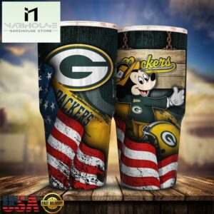 Green Bay Packers NFL Mickey Mouse Disney Tumbler