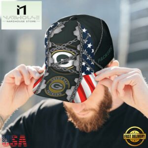 NFL Green Bay Packers Team Baseball Cap Gift For Fans , Designer Baseball Caps 7 Green Bay Packers NFL Team Baseball Cap Gift For Fans