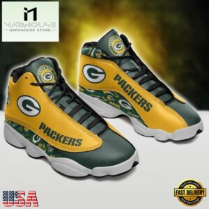 Green Bay Packers NFL Ver 6 Air Jordan 13 Sneaker - Gift For Fans