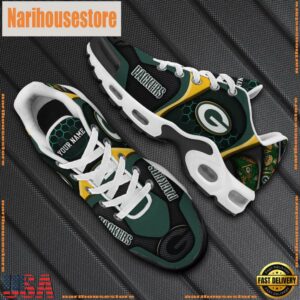 Green Bay Packers Tn Shoes Personalized Your Name, Football Team Shoes