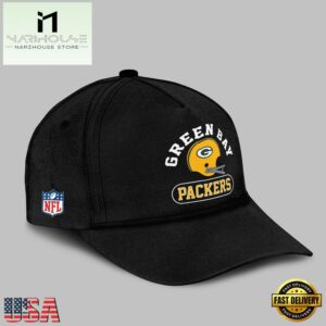 Green Bay Pakers Logo Team 2024 Black Baseball Cap