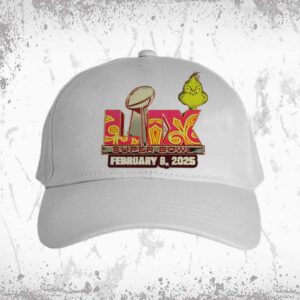 Grinch X Super Bowl LIX 2025 Logo Cup Baseball Cap Snapback Hats