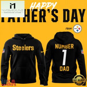 Happy Father’s Day Pittsburgh Steelers Custom Hoodie