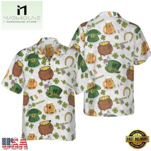 Happy Saint Patrick'S Day Ireland Proud Pattern 2 Hawaiian Shirt