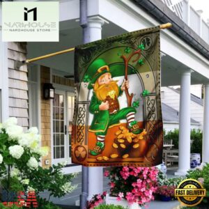 Happy Saint Patrick's Day Irish House And Garden Flag Decor