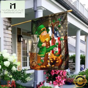 Happy Saint Patrick's Day Irish House And Garden Flag