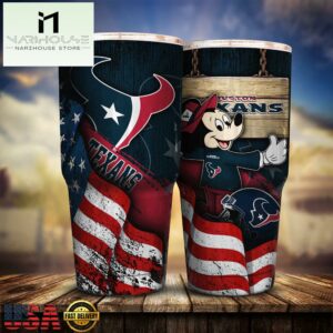 Houston Texans NFL Mickey Mouse Disney Tumbler
